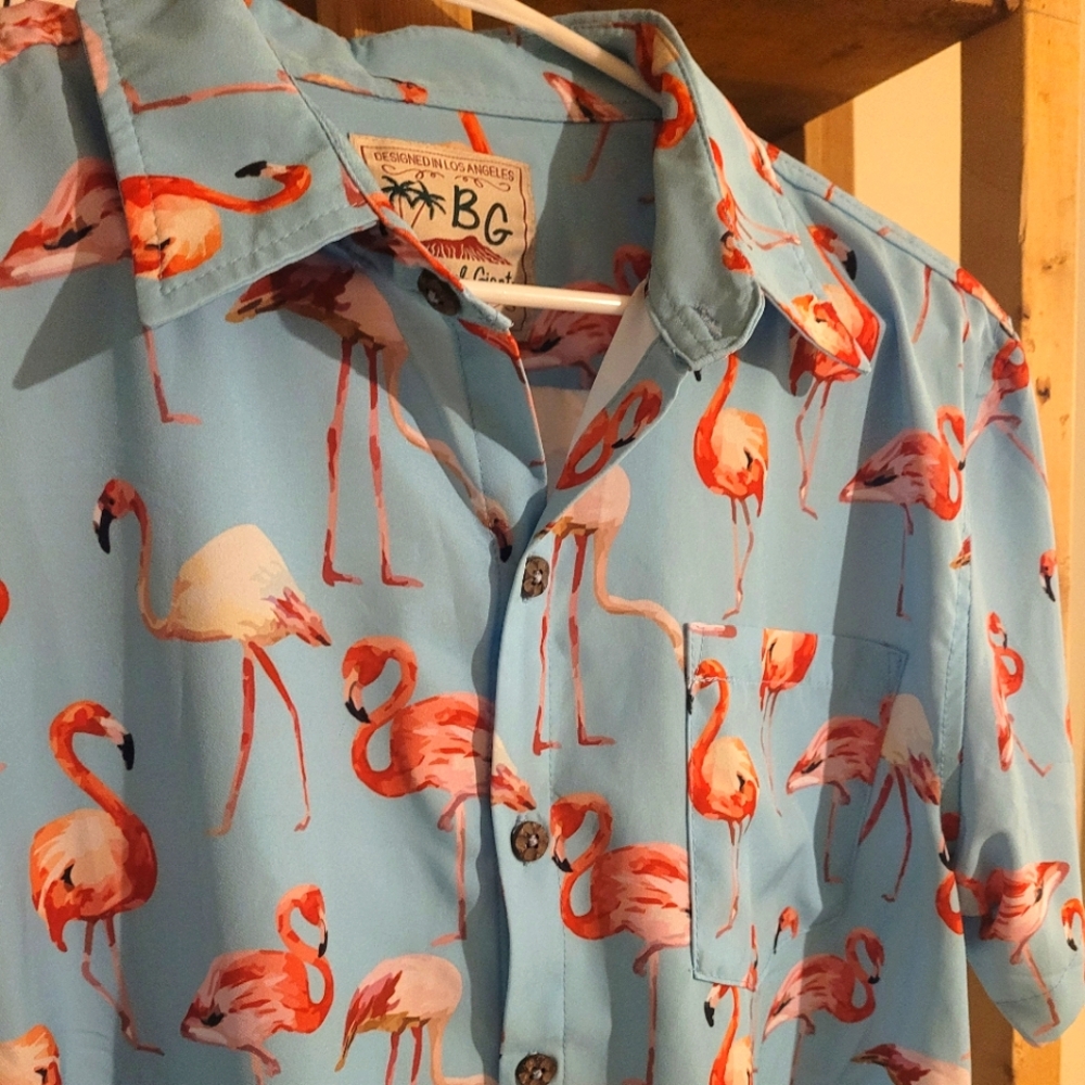 Beautiful Giant Hawaiian Men Shirt